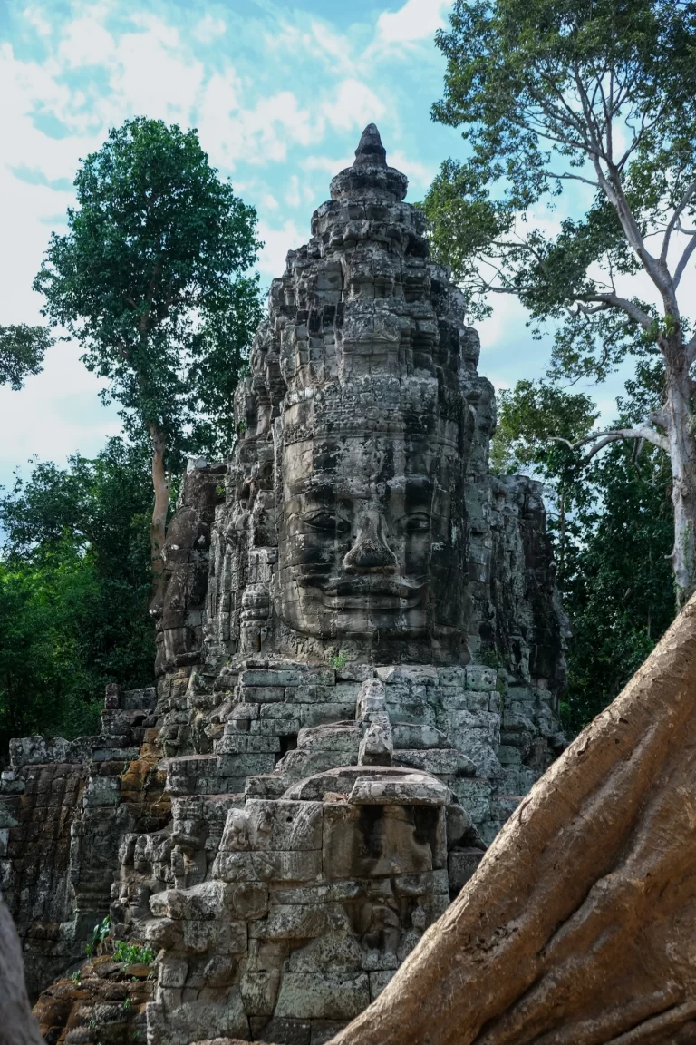 Angkor Wat Cambodia temple towers at sunrise