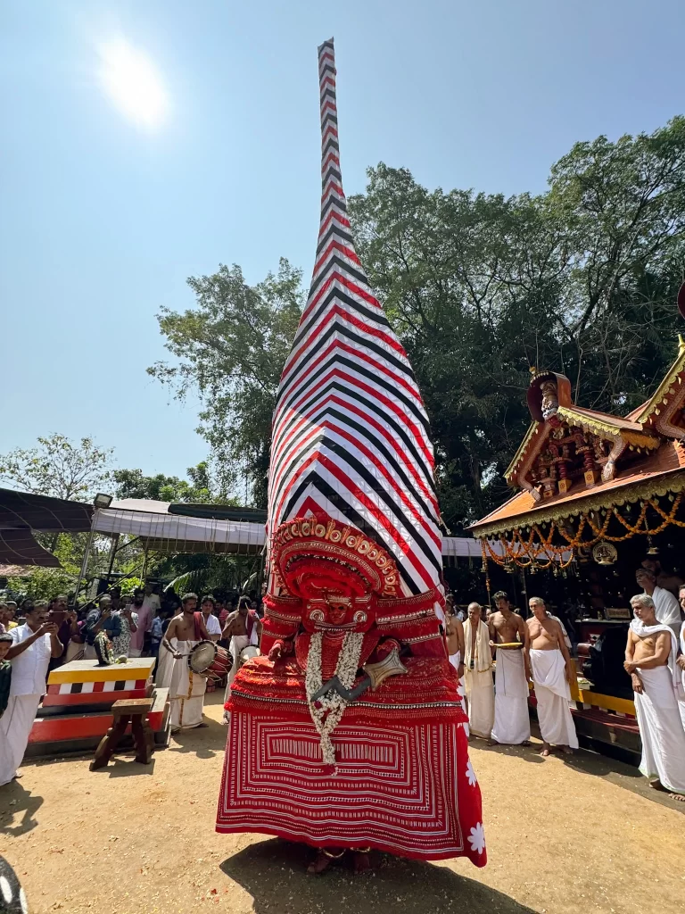 Kannur India tropical beach with palm trees and golden sands