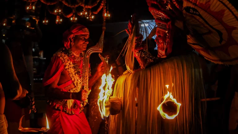 Kannur India coastal view with waves and palm-lined shore
