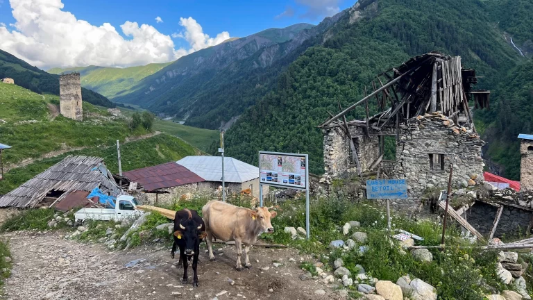 Sabbatical travel in Ushguli, Georgia for burnout recovery, career pause, and redefining success.